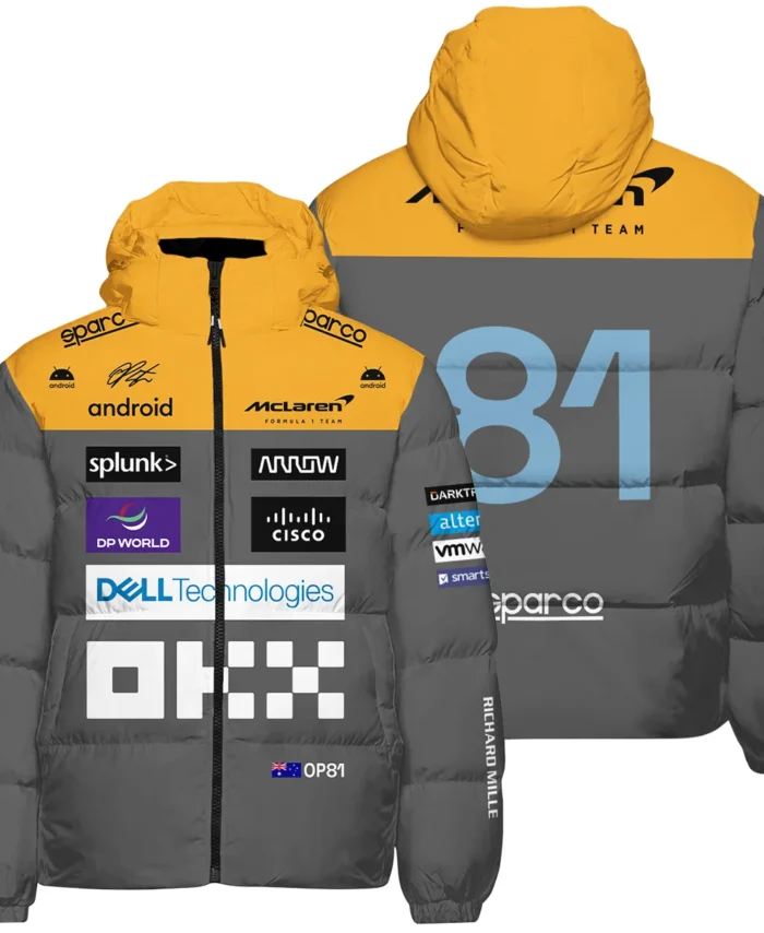 2023 Oscar Piastri Racing Suit McLaren F1 Down & Puffer Jackets BLVAOP150825A3HCJ