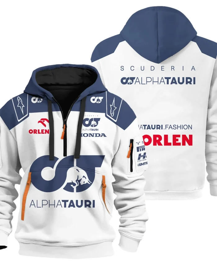 2023 Race Suit Uniform Hoodie Half Zipper For Fans BLVA180725A05HDF-1 CleanFit