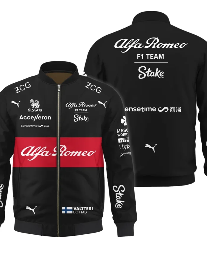 2023 Valtteri Bottas Racing Suit Alfa Romeo F1 Bomber BLVAVB130925A5BB