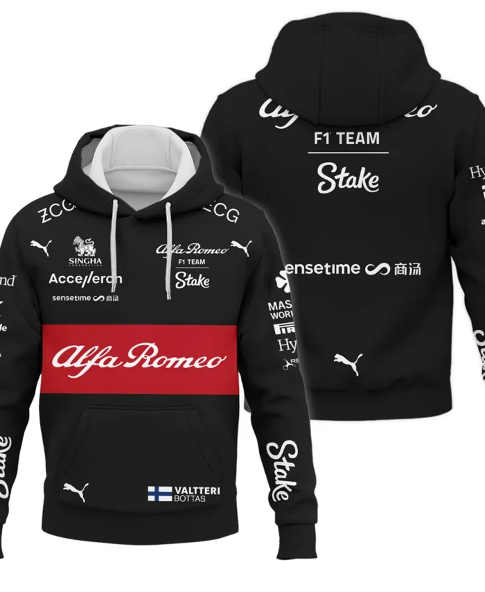2023 Valtteri Bottas Racing Suit Alfa Romeo F1 Hoodie BLVAVB130925A5HD