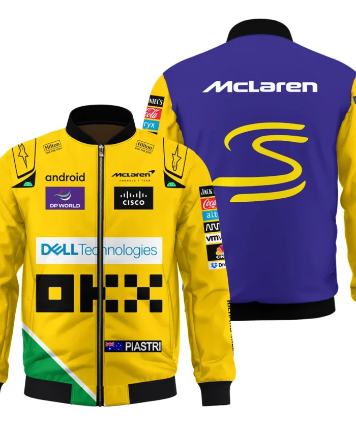 2024 Monaco GP Oscar Piastri Racing Suit McLaren F1 Bomber BLVAOP150825A6BB