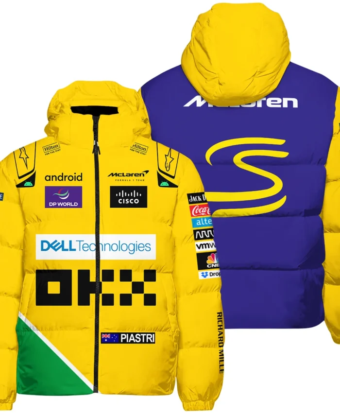 2024 Monaco GP Oscar Piastri Racing Suit McLaren F1 Down & Puffer Jackets BLVAOP150825A6HCJ