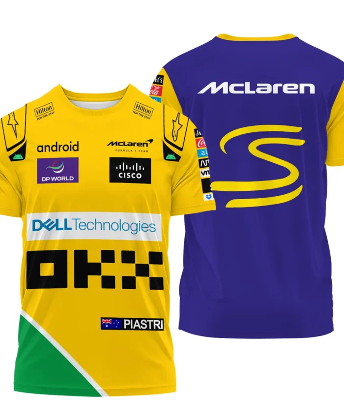 2024 Monaco GP Oscar Piastri Racing Suit McLaren F1 T-Shirt BLVAOP150825A6TS