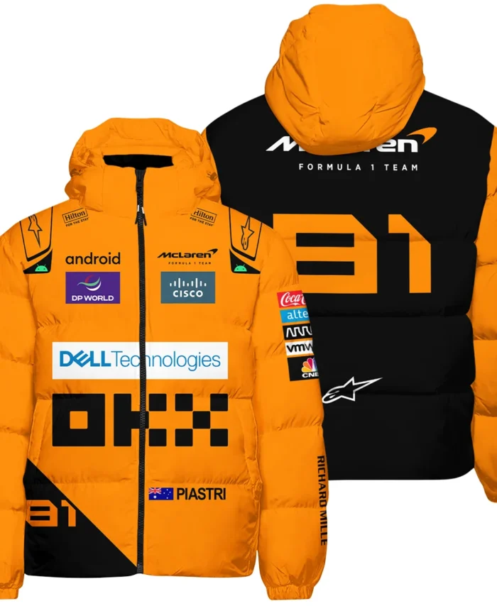 2024 Oscar Piastri Racing Suit McLaren F1 Down & Puffer Jackets BLVAOP150825A5HCJ