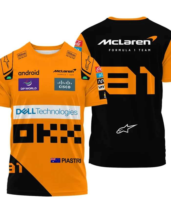 2024 Oscar Piastri Racing Suit McLaren F1 T-Shirt BLVAOP150825A5TS