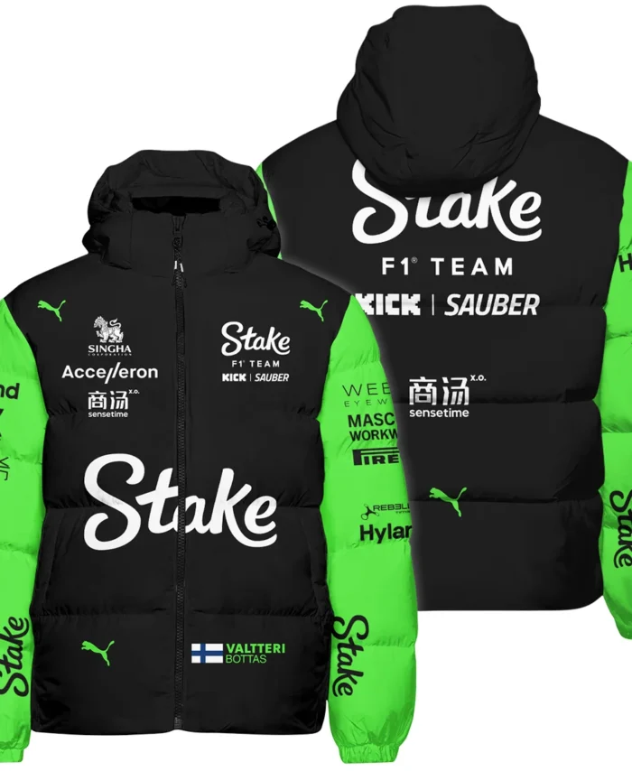 2024 Valtteri Bottas Racing Suit Kick Sauber F1 Down & Puffer Jackets BLVAVB130925A4HCJ