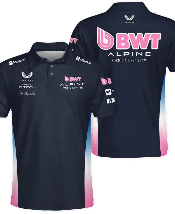 2025 Alpine F1 Team Suit Polo Shirt BLVA150725A01ALPPL