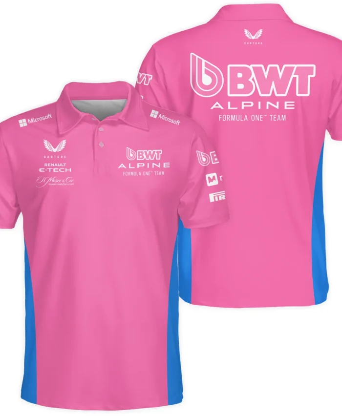 2025 Alpine F1 Team Suit Polo Shirt BLVA150725A02ALPPL