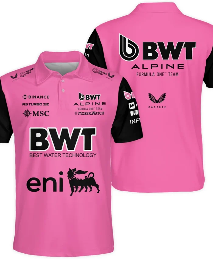 2025 Alpine F1 Team Suit Polo Shirt BLVA150725A04ALPPL