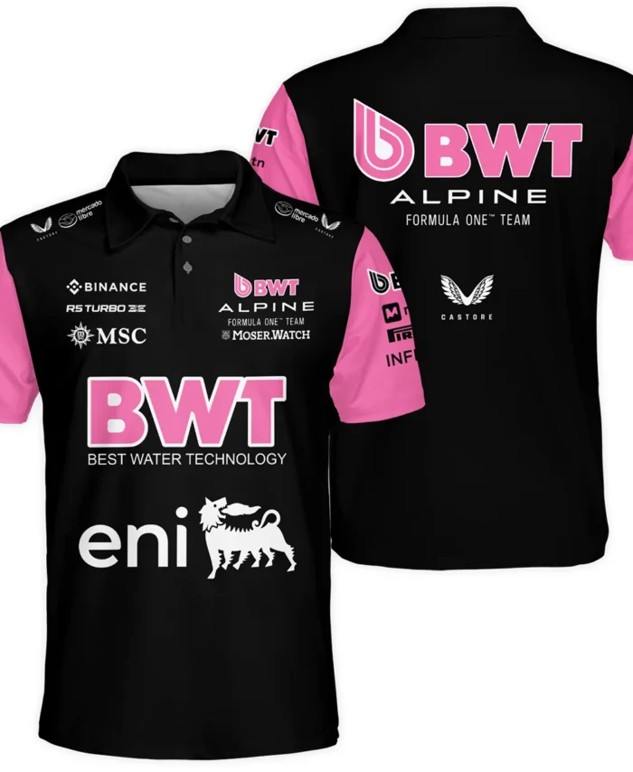 2025 Alpine F1 Team Suit Polo Shirt BLVA150725A05ALPPL