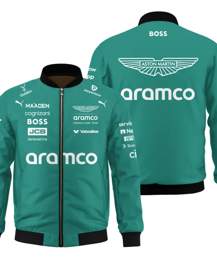 2025 Aston Martin F1 Race Suit Bomber BLVA120725A04AMBB