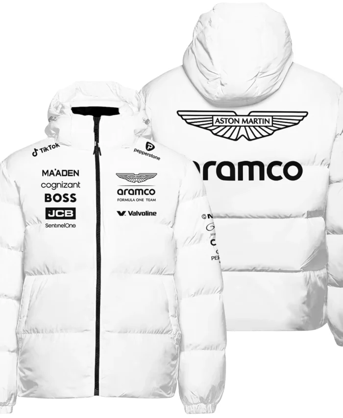 2025 Aston Martin F1 Race Suit Down & Puffer Jackets BLVA120725A03AMHCJ