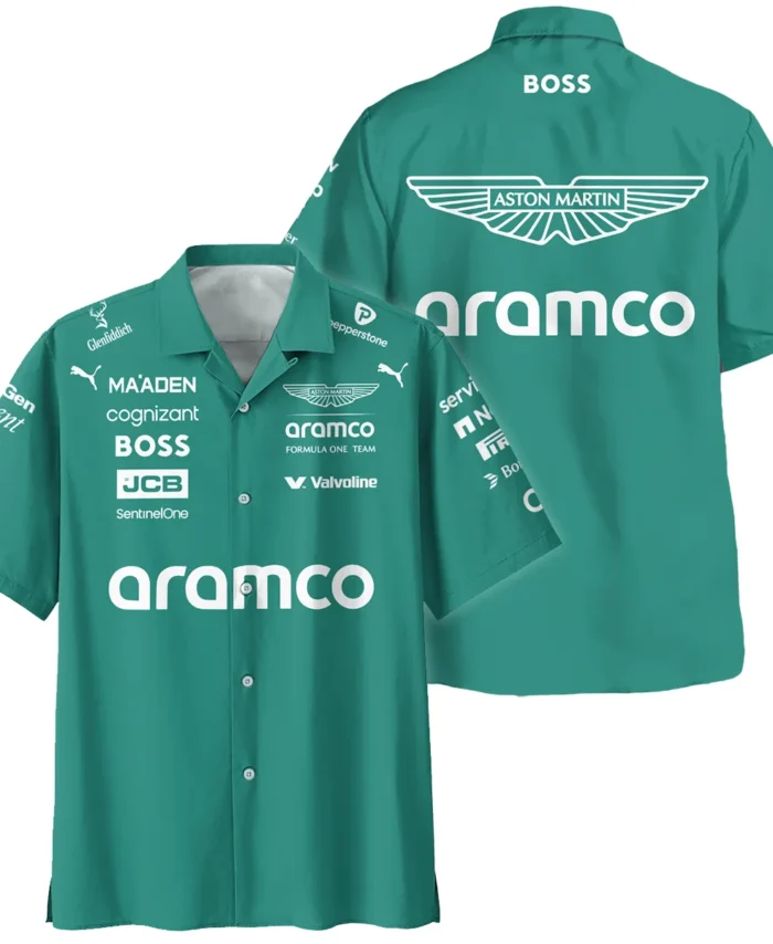 2025 Aston Martin F1 Race Suit Hawaiian Shirt BLVA120725A04AMHW