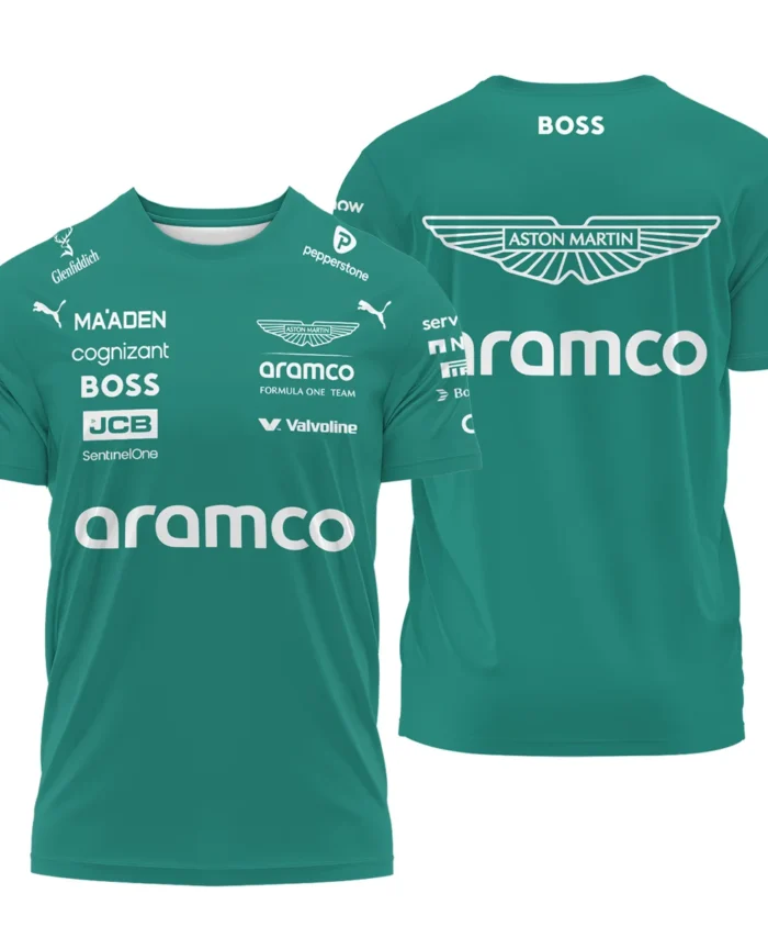 2025 Aston Martin F1 Race Suit T-Shirt BLVA120725A04AMTS