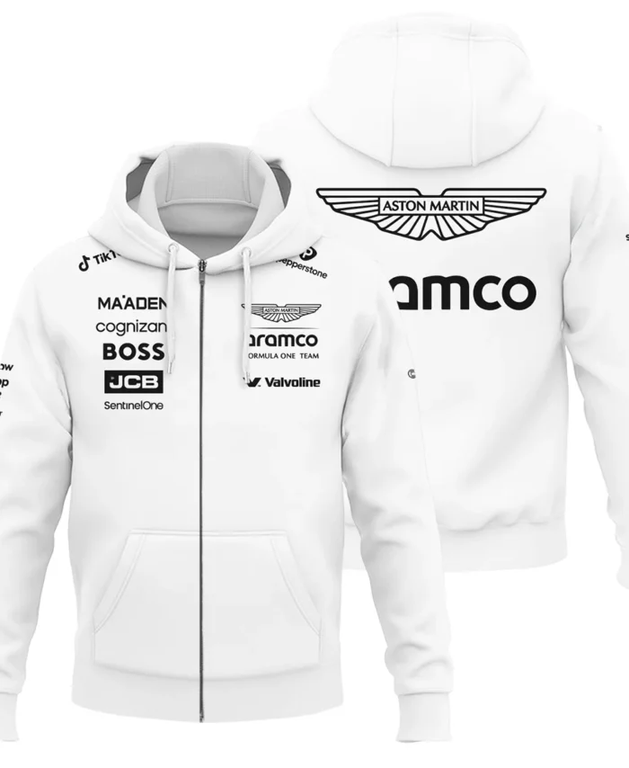 2025 Aston Martin F1 Race Suit Zipper Hoodie BLVA120725A03AMZHD