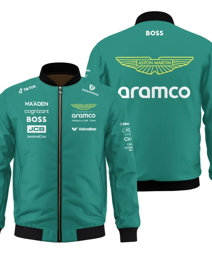 2025 Aston Martin F1 Team Suit Bomber BLVA120725A01AMBB