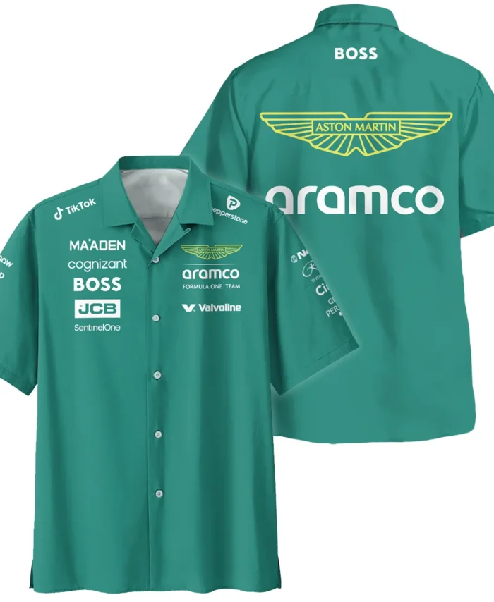 2025 Aston Martin F1 Team Suit Hawaiian Shirt BLVA120725A01AMHW