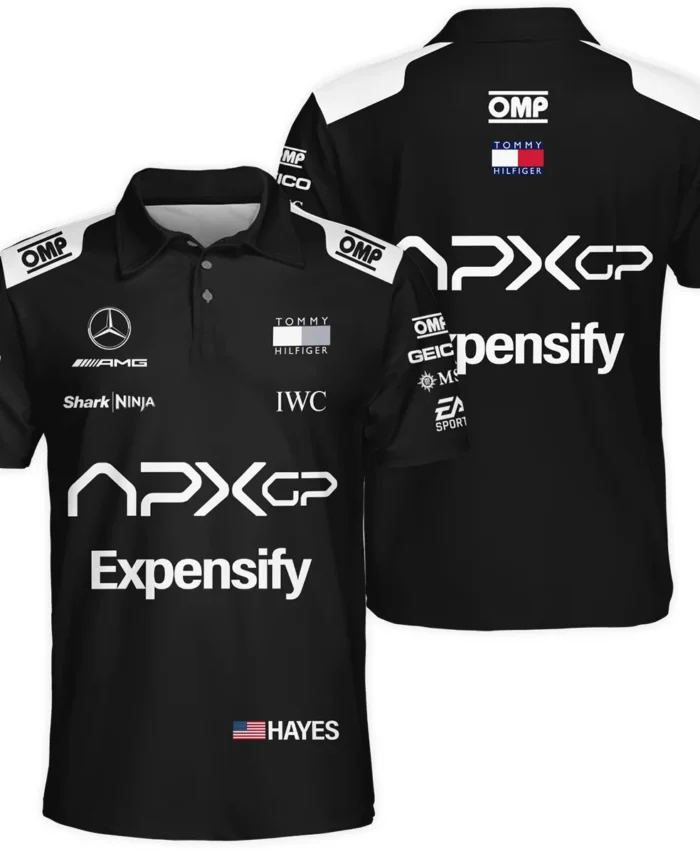 2025 Black Version For Racing Fan Exclusive Polo Shirt BLF116625A2PL