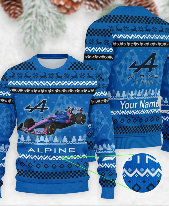 2025 Car Alpine Formula 1 - Ugly Sweater BLVAF1220925A22ALP