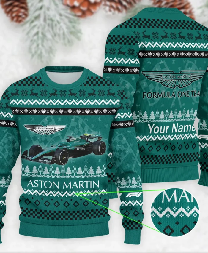 2025 Car Aston Martin Formula 1 - Ugly Sweater BLVAF1220925A22AM