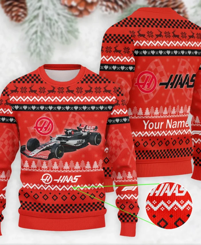 2025 Car Haas Formula 1 - Ugly Sweater BLVAF1220925A22HAAS