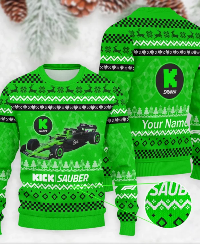 2025 Car Kick Sauber Formula 1 - Ugly Sweater BLVAF1220925A22KS