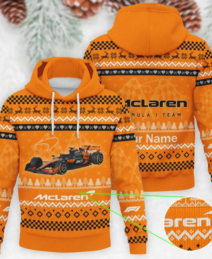 2025 Car McLaren Formula 1 - Knitted Hoodie BLVAF12209250A22MCL