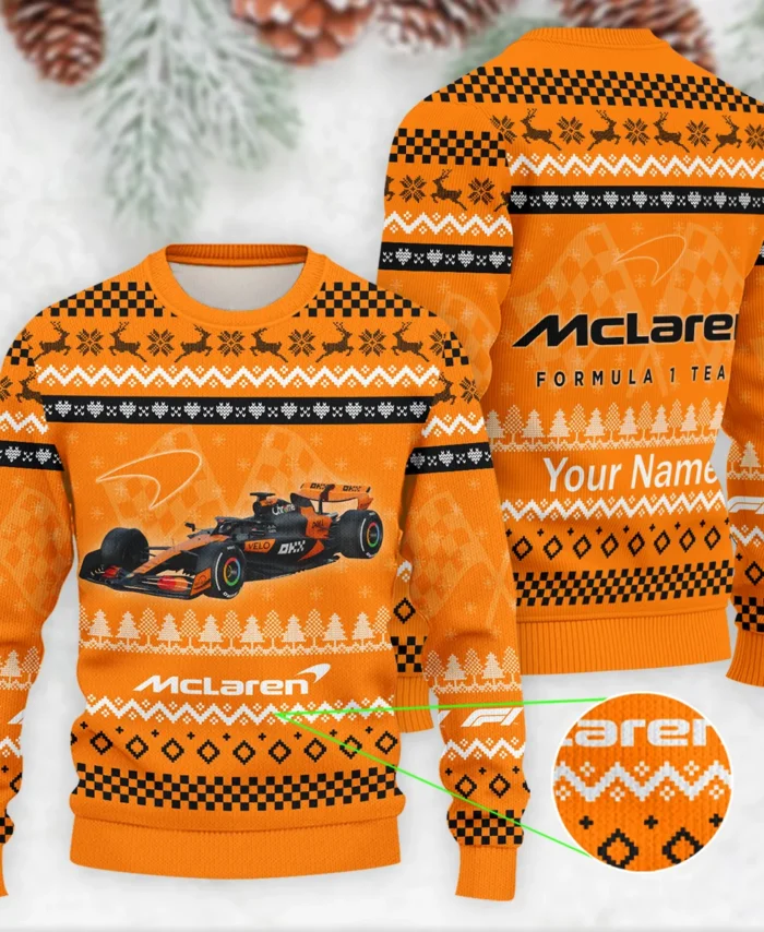 2025 Car McLaren Formula 1 - Ugly Sweater BLVAF1220925A22MCL