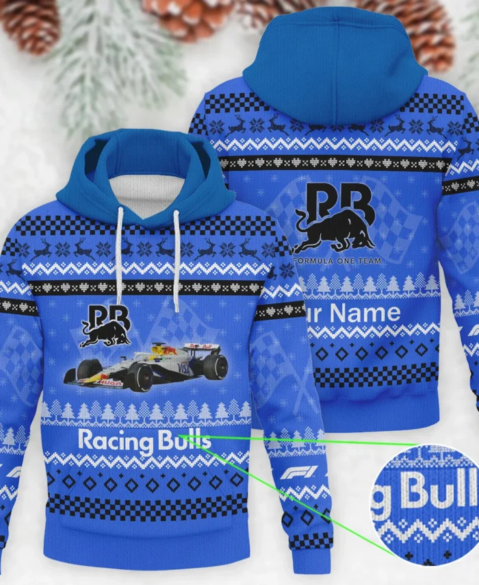 2025 Car Racing Bulls Formula 1 - Knitted Hoodie BLVAF12209250A22RAC