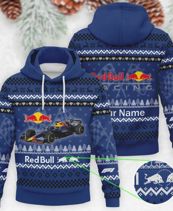 2025 Car Red Bull Racing Formula 1 - Knitted Hoodie BLVAF12209250A22RBR