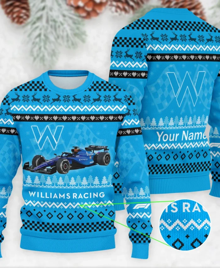 2025 Car Williams Formula 1 - Ugly Sweater BLVAF1220925A22WIL
