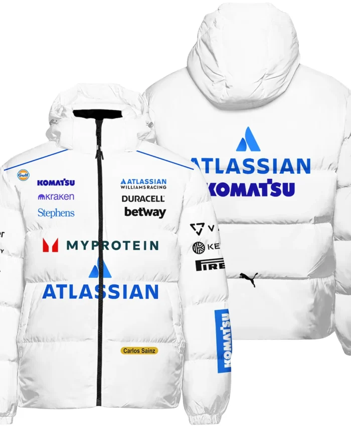 2025 Carlos Sainz Racing Suit Williams F1 Down & Puffer Jackets BLVACS190825A12HCJ