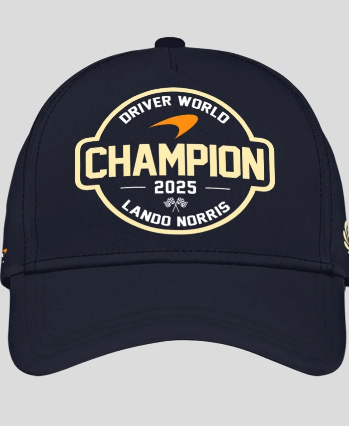 2025 Champion Lando Norris McLaren F1 Baseball Cap All Over Print BLNRWDCB3