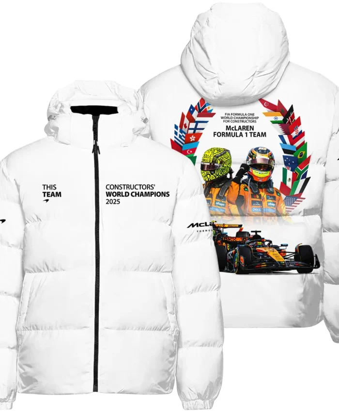 2025 Champions McLaren Formula One Down & Puffer Jackets BLMCL51025A5HCJ
