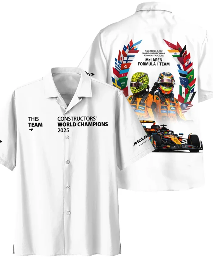 2025 Champions McLaren Formula One Hawaiian Shirt BLMCL51025A5HW