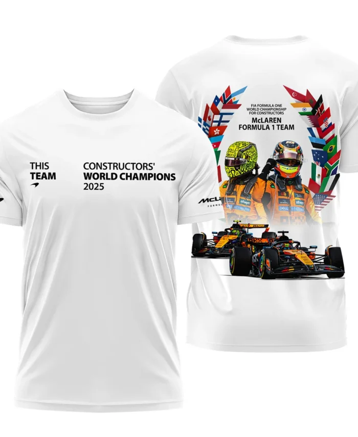 2025 Champions McLaren Formula One T-Shirt BLMCL51025A5TS