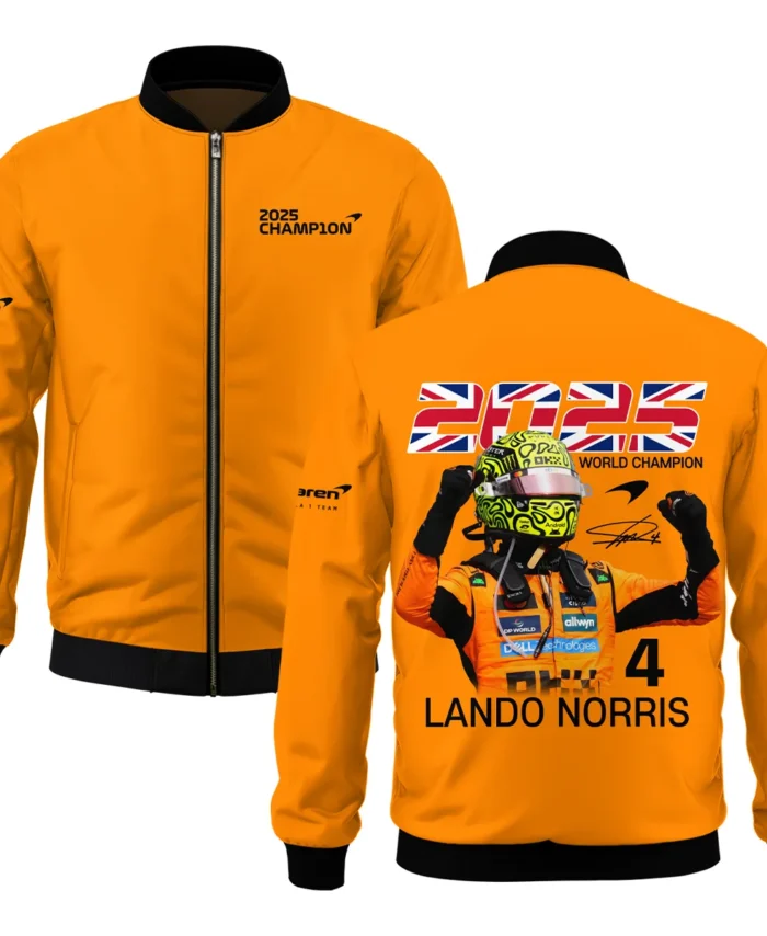 2025 Driver Champion Lando Norris McLaren F1 Team Bomber BLNRWDCA9BB