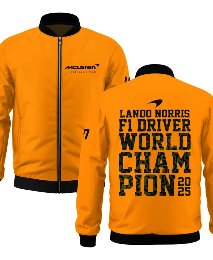 2025 F1 Driver Champion Lando Norris McLaren F1 Team Bomber BLNRWDCA6BB
