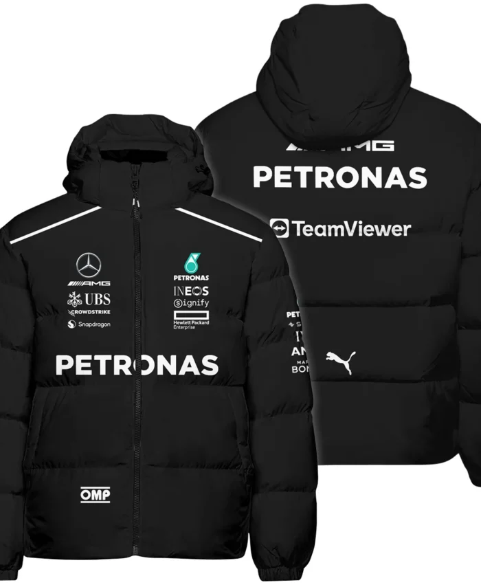 2025 George Russell Racing Suit Mercedes F1 Down & Puffer Jackets BLVAGR080925A1HCJ