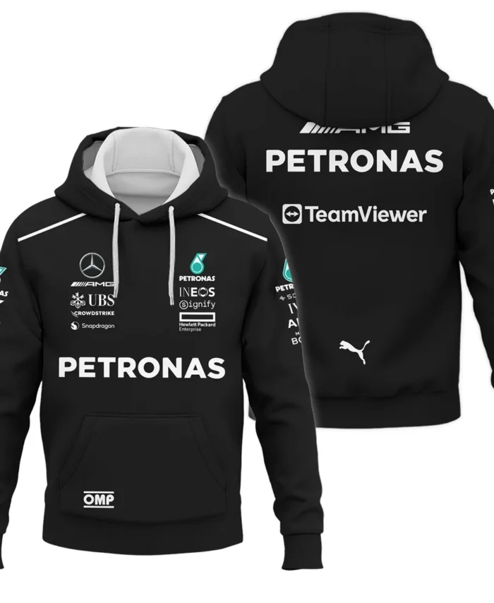 2025 George Russell Racing Suit Mercedes F1 Hoodie BLVAGR080925A1HD