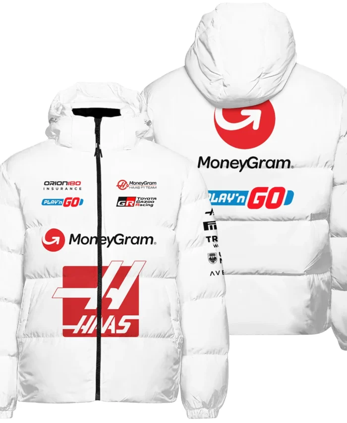 2025 Haas F1 Race Suit Down & Puffer Jackets BLVA150725HAAS04HCJ