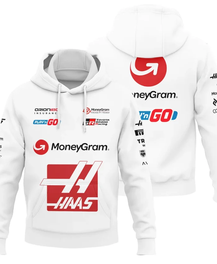 2025 Haas F1 Race Suit Hoodie BLVA150725HAAS04HD