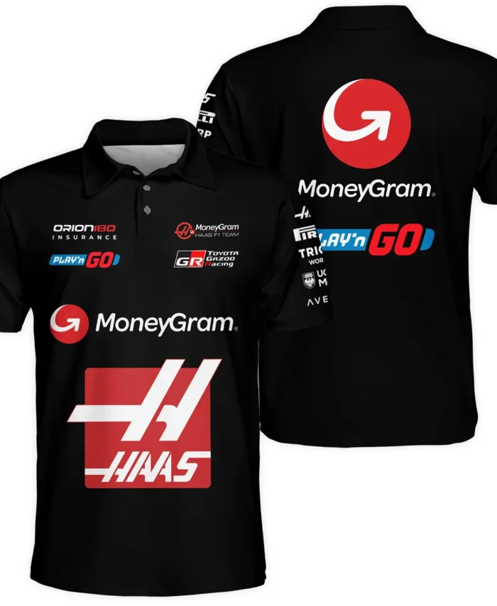 2025 Haas F1 Race Suit Polo Shirt BLVA150725A03HAASPL