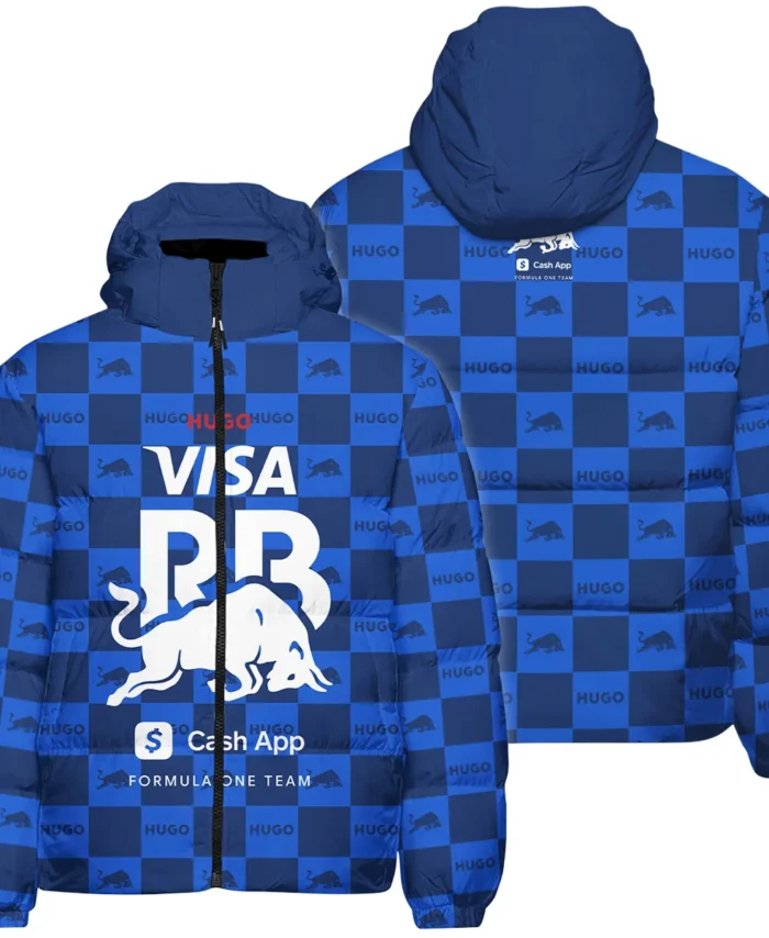 2025 Hugo Soccer Style Racing Bulls F1 Down & Puffer Jackets BLVA021225RCBHCJ