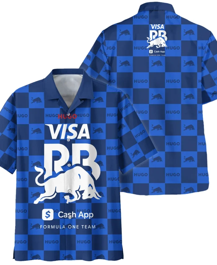 2025 Hugo Soccer Style Racing Bulls F1 Hawaiian Shirt BLVA021225RCBHW