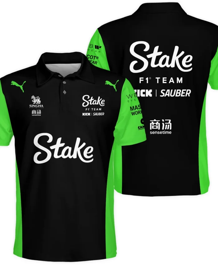 2025 Kick Sauber F1 Race Suit Polo Shirt BLVA100725A03KSPL
