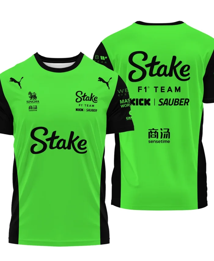 2025 Kick Sauber F1 Race Suit T-Shirt BLVA100725A04KSTS