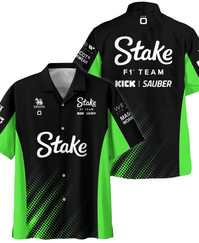 2025 Kick Sauber F1 Team Suit Hawaiian Shirt BLVA100725A01KSHW