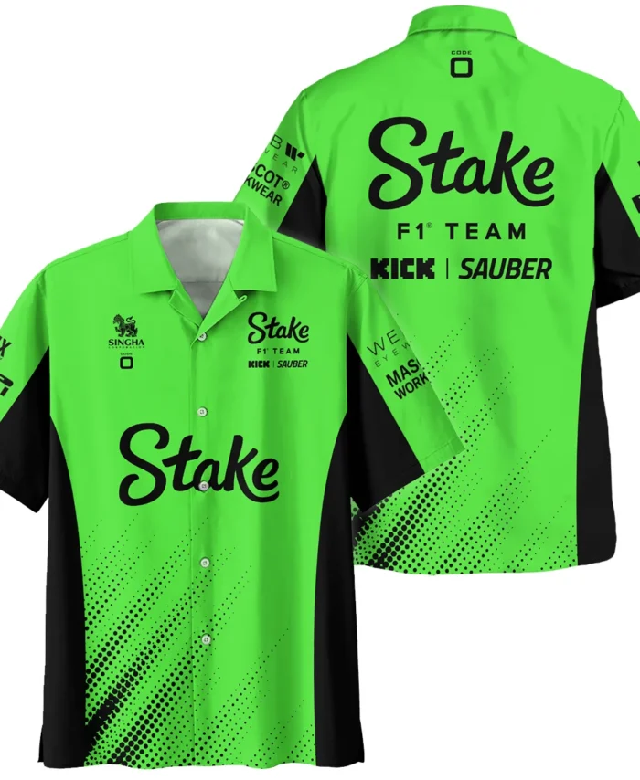 2025 Kick Sauber F1 Team Suit Hawaiian Shirt BLVA100725A02KSHW