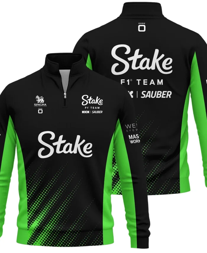 2025 Kick Sauber F1 Team Suit Quarter-Zip Sweatshirt BLVA100725A01KSQZS